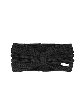 EISGLUT | Bandeau pour femme Esmeralda en mérinos | schwarz